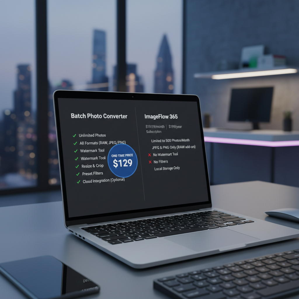 Comparación de software: Contenta Converter vs herramientas por suscripción